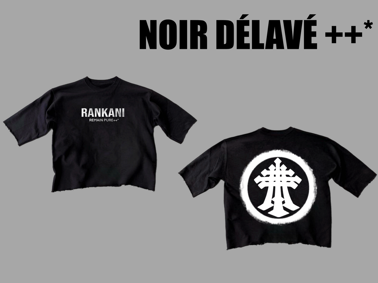 LE VÊTEMENT NOIR LAVÉ ++*